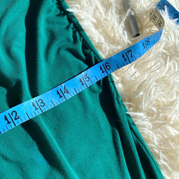 GREEN TEE SHIRT MIDI DRESS TANK SLEEVELESS …. Size Large GUC - Picture 11 of 13